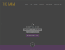 Tablet Screenshot of palmcottages.com